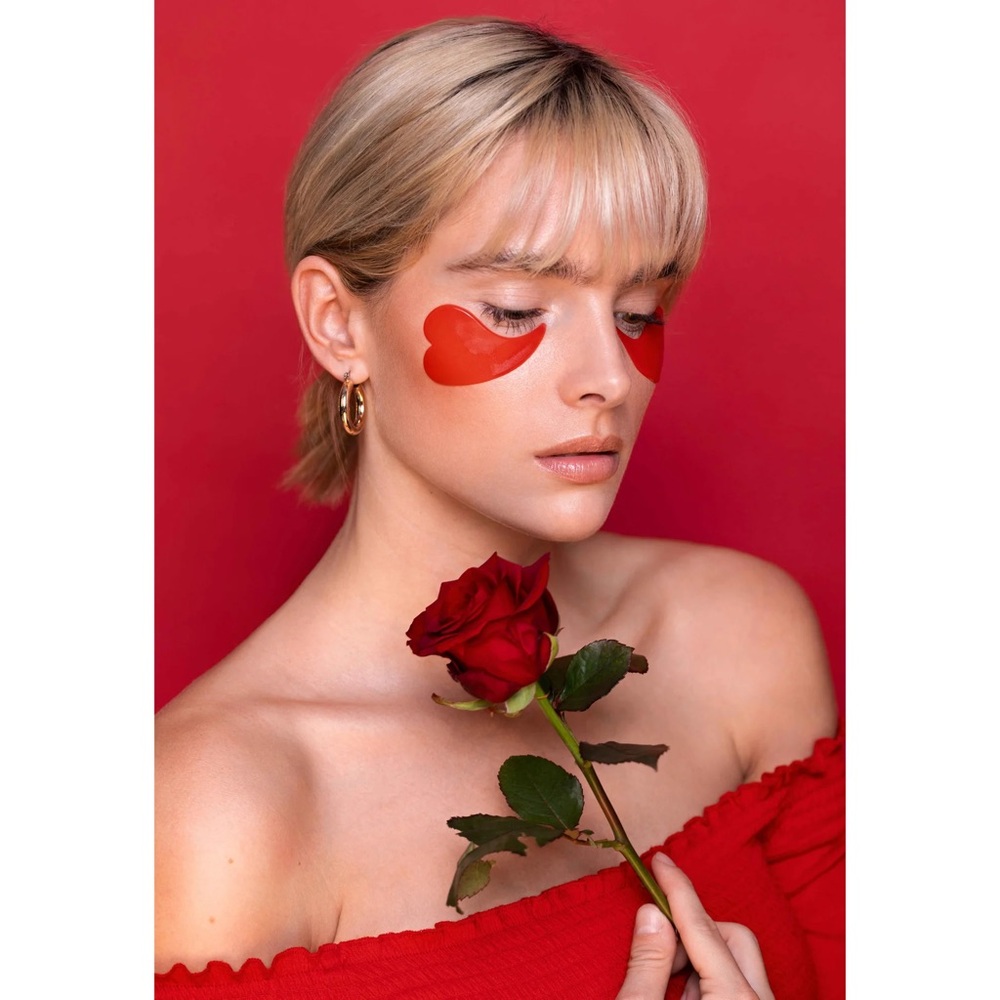 YEAUTY 25 pack 2Hearts Edition Eye Mask - Red - Picture 4 of 5